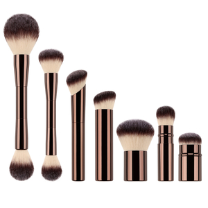 Wholesale Professional 7pcs Mini Face Retractable Makeup Cosmetic Brush Set