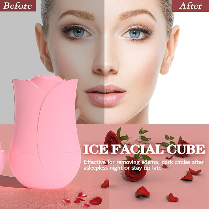 Silicone Facial Beauty Ice Roller for Face and Eye