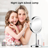 8 inch Double Sided 10X Magnifying LED Makeup Mirror 