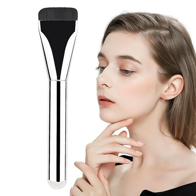 Ultra Thin Flat Head Foundation Makeup Brush