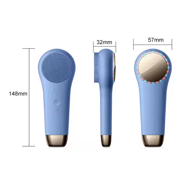 Waterproof Rechargeable Face Scrub Facial Cleansing Brush for Men Women