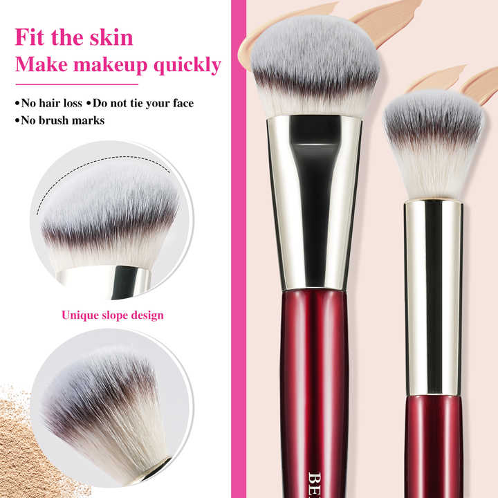 Professional Makeup Synthetic Hair Soft Brush Set for Face