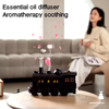 300ML Portable Mini Train Air Mist Humidifier Essential Oil Aroma Diffuser