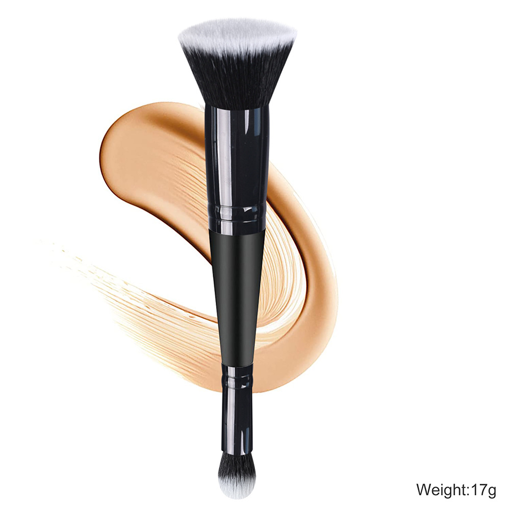 Single Double Flat Head Colorful Beauty Tools Makeup Powder Brush