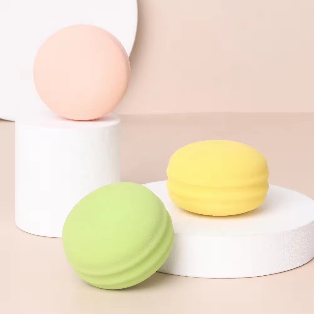 Wholesale powder puff Macaron Round Mini Beauty Eggs