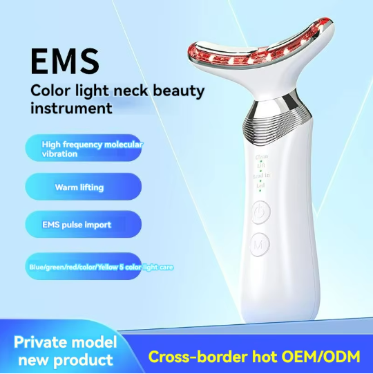 Home Use LED Wrinkle Removal Face Lifting Neck Messager Device