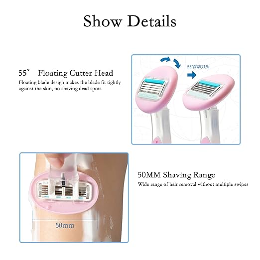 Mini Portable Travel Razor for Women's Body Hair Removal