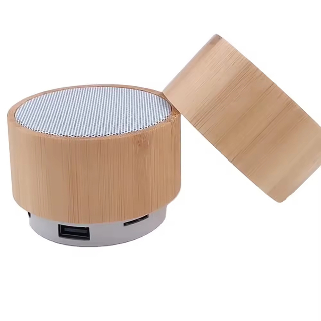 Promotional Gift Portable Bamboo Wooden Wireless Speaker Box